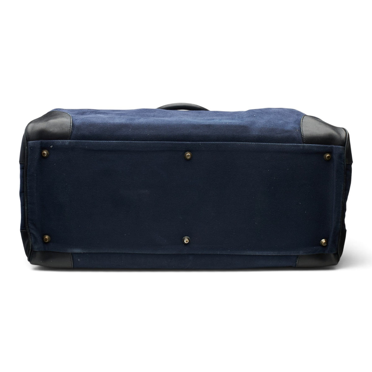 Navy Blue Canvas Weekend Bag