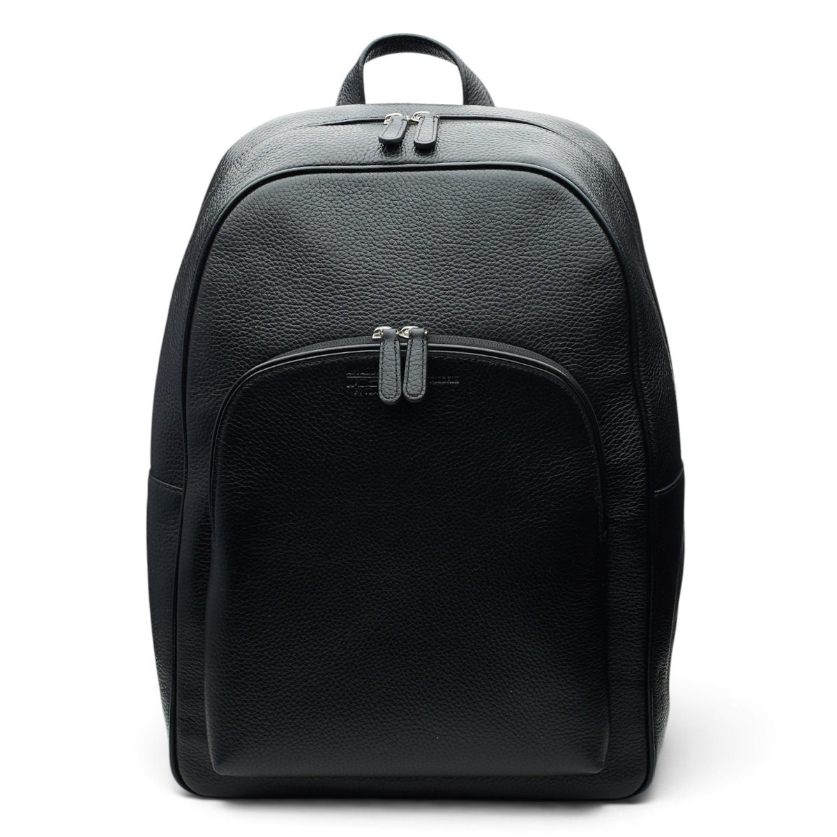 F1 Williams Black Grain Leather Backpack
