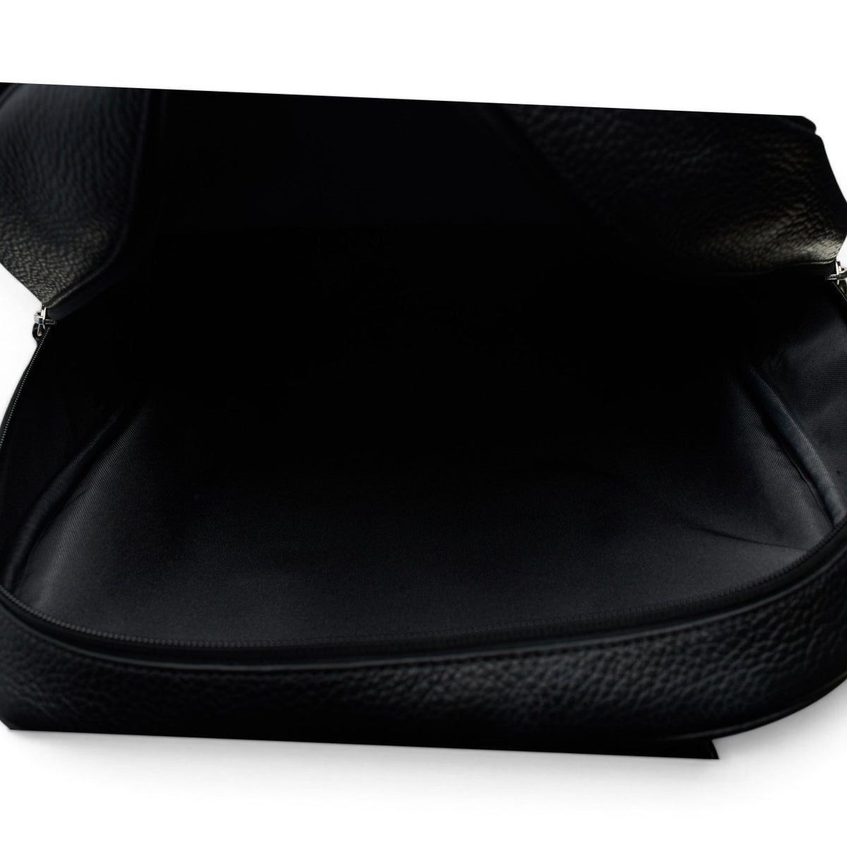 F1 Williams Black Grain Leather Backpack