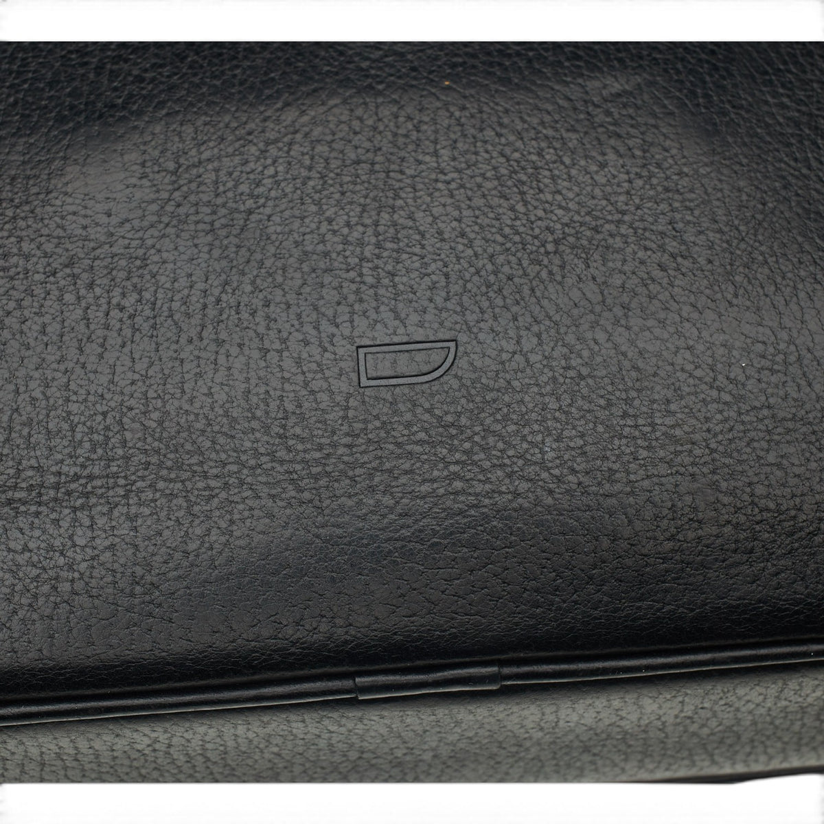 Black Grain Leather Briefcase / Laptop Bag