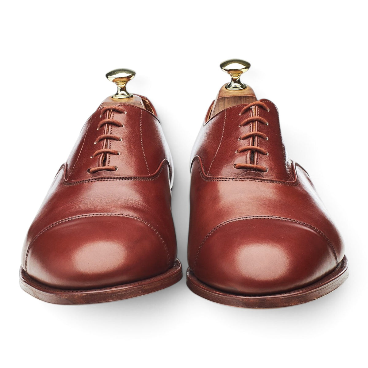 Vintage Brown Leather Oxford UK 8