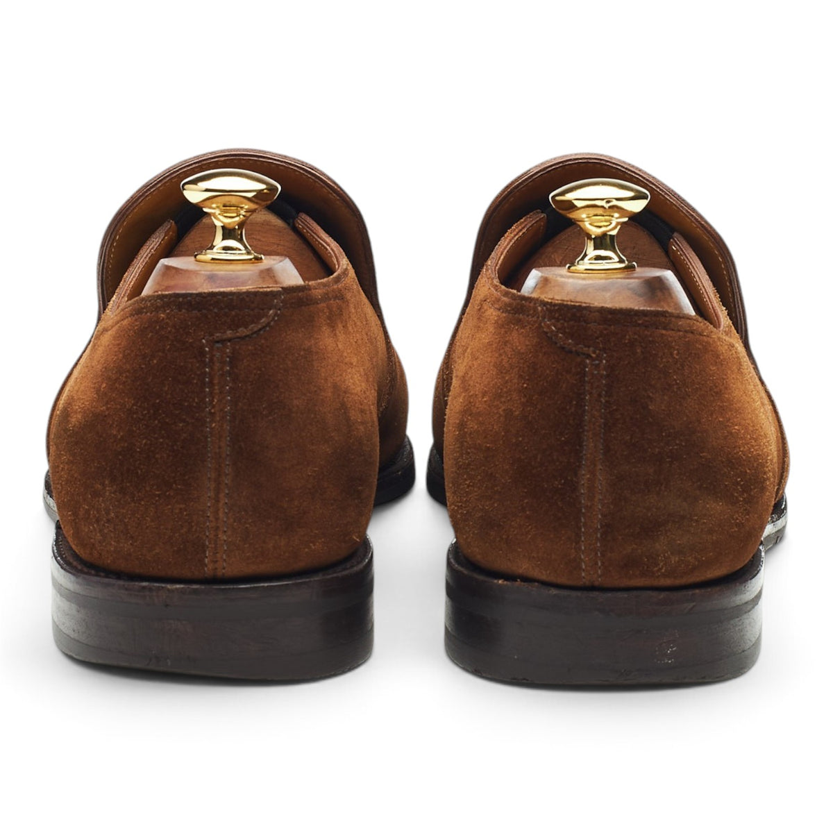 'Evesham' Snuff Brown Suede Loafers UK 10.5 E