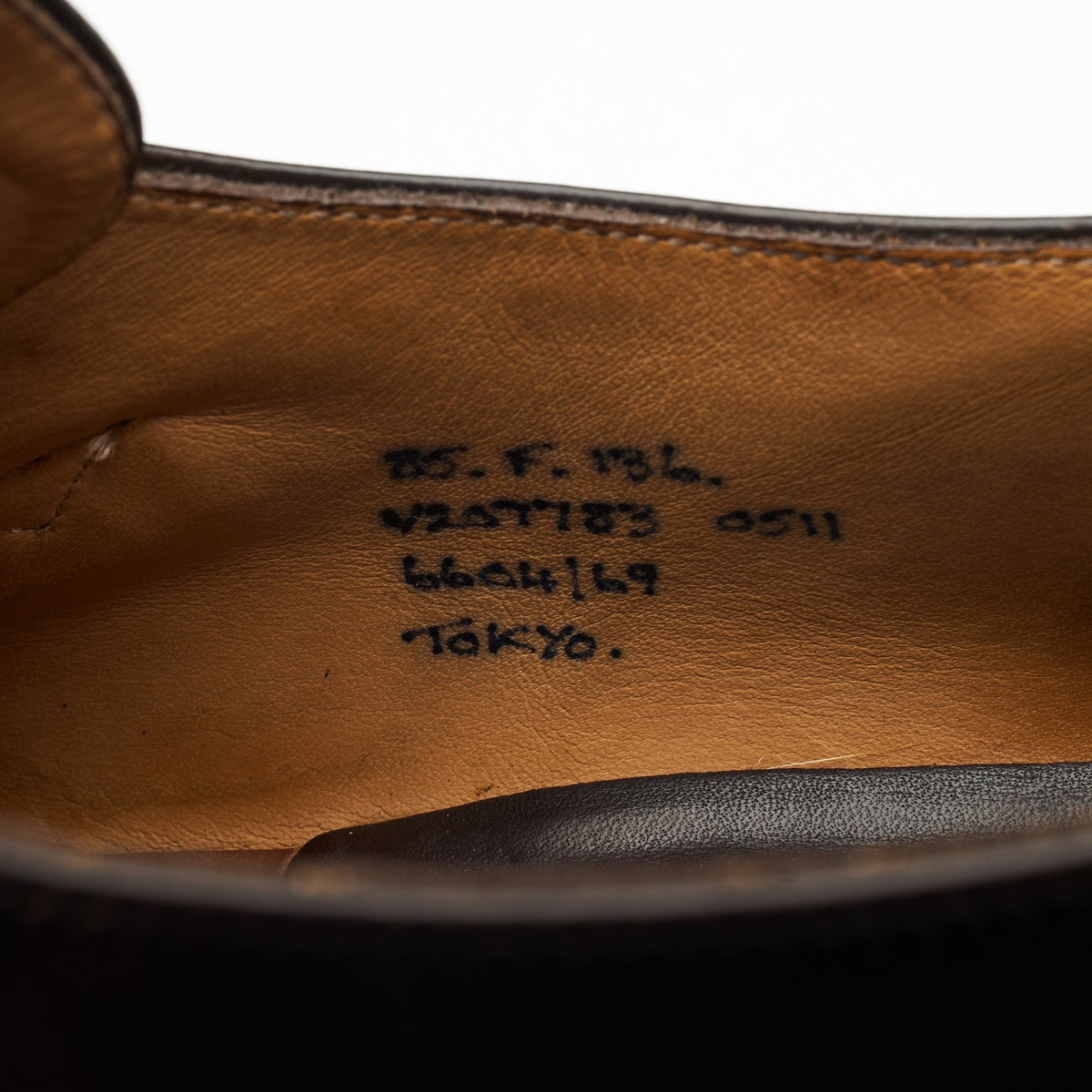 'Tokyo' Dark Brown Leather Monk Strap UK 8.5 F