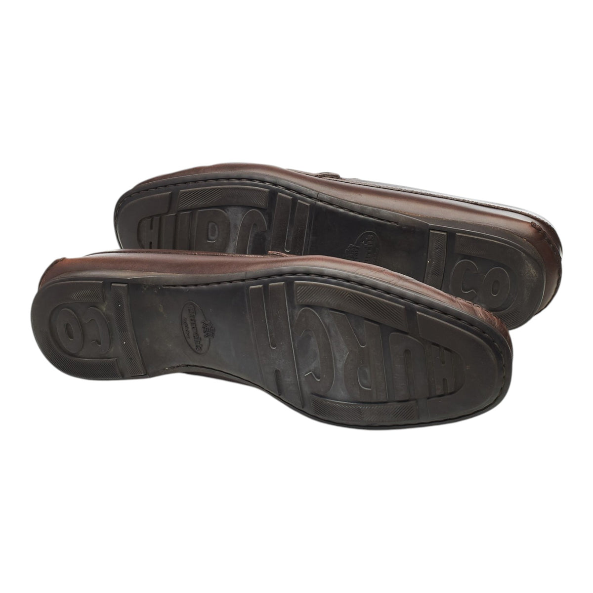 'Cascade' Dark Brown Leather Loafers UK 12