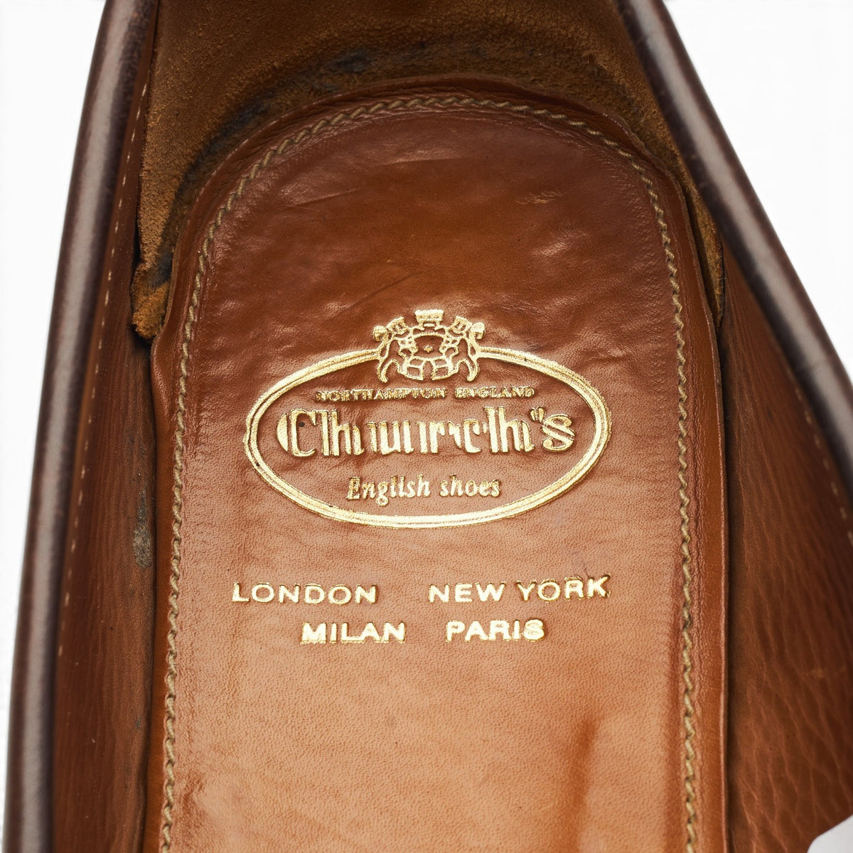 'Cascade' Dark Brown Leather Loafers UK 12