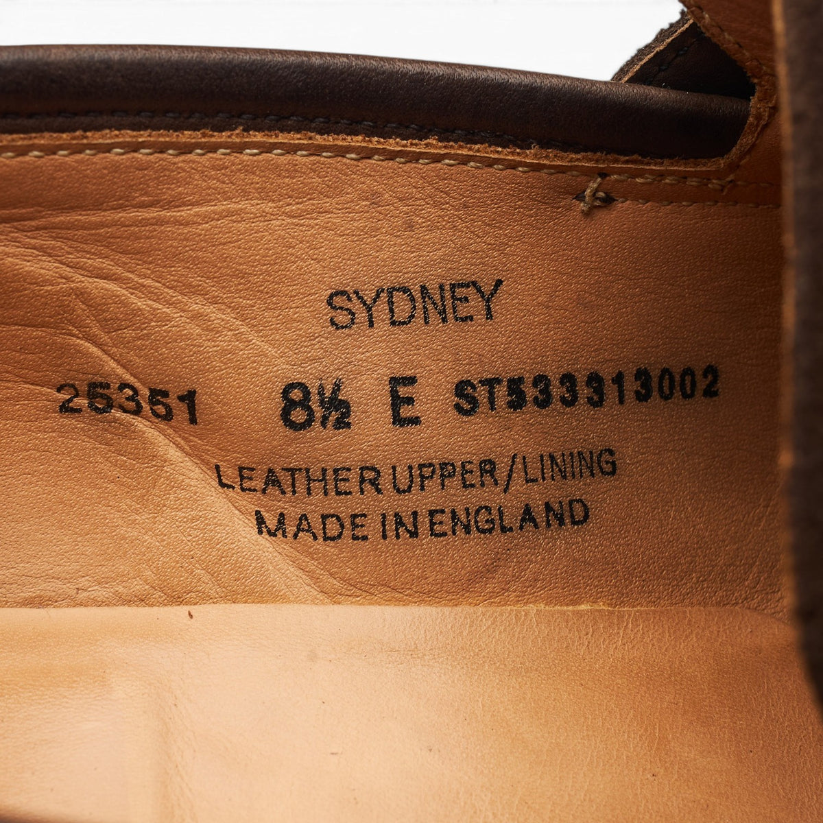 'Sydney' Dark Brown Suede Loafers UK 8.5 E