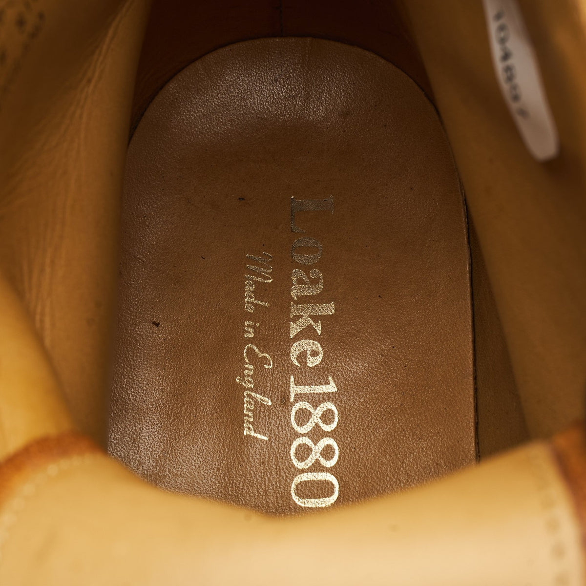 1880 'Burford 2' Tan Brown Leather Brogue Boots UK 7 F
