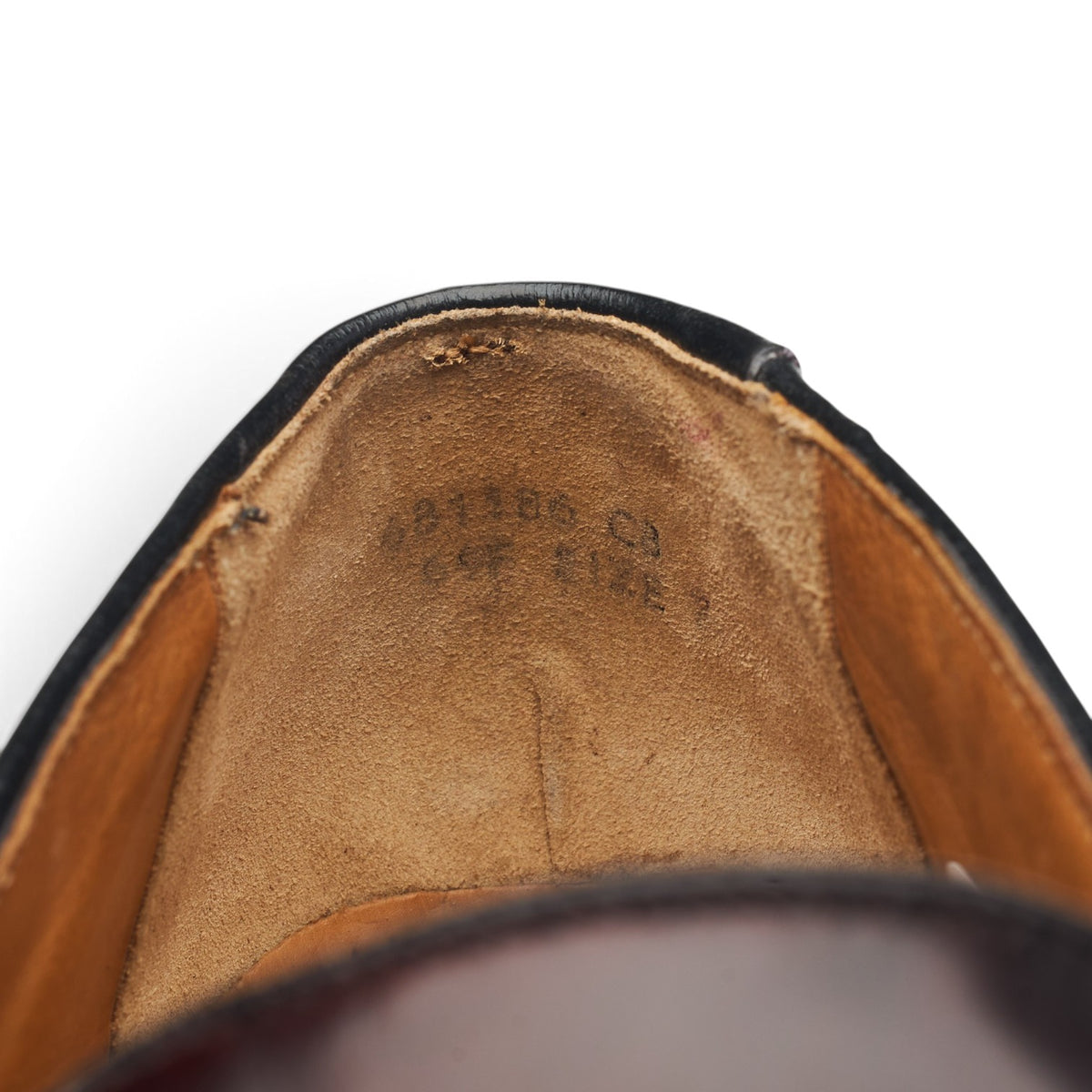'Clive' Burgundy Leather Tassel Loafers UK 7 F