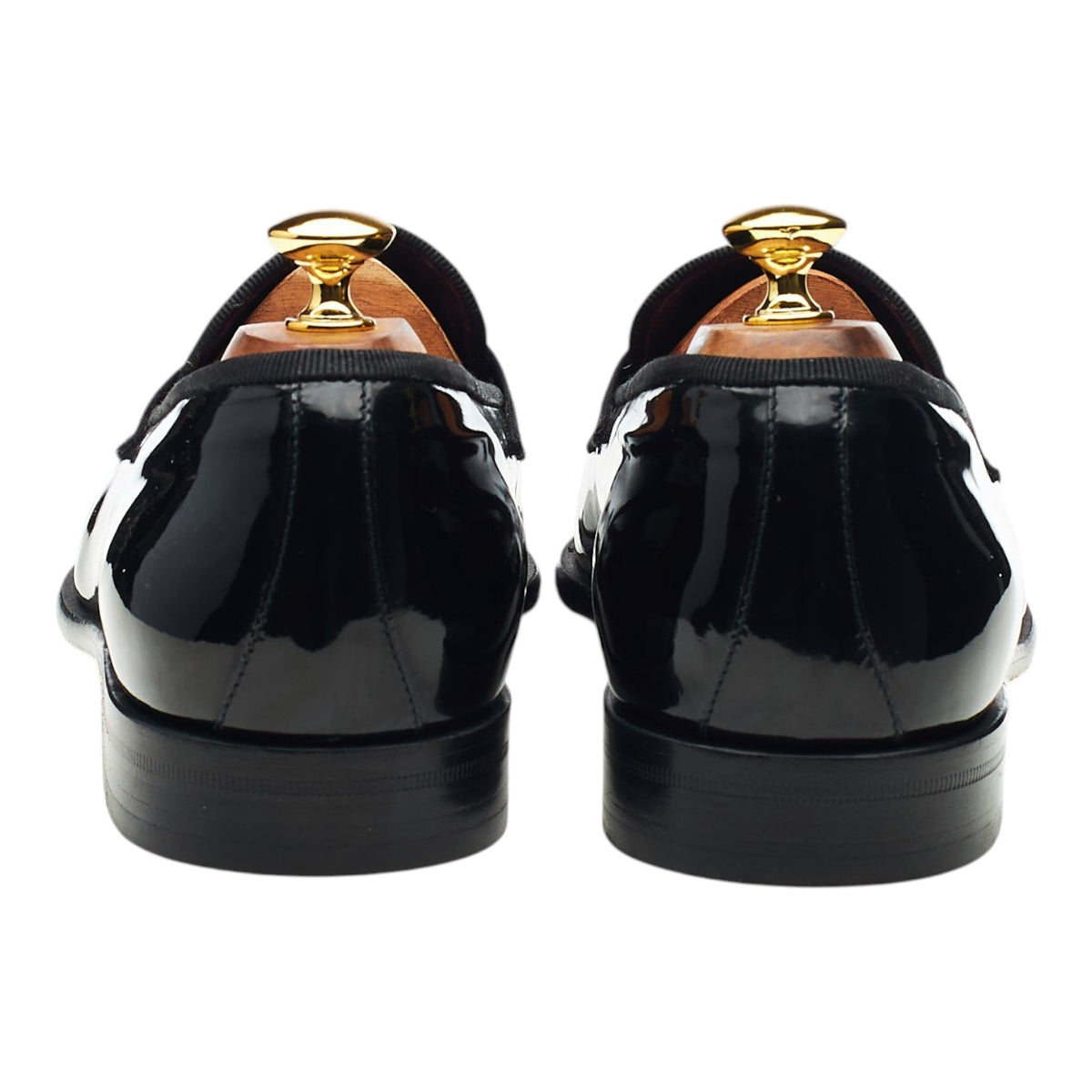 Black Patent Leather Pumps Slippers UK 10.5 US 11.5 D