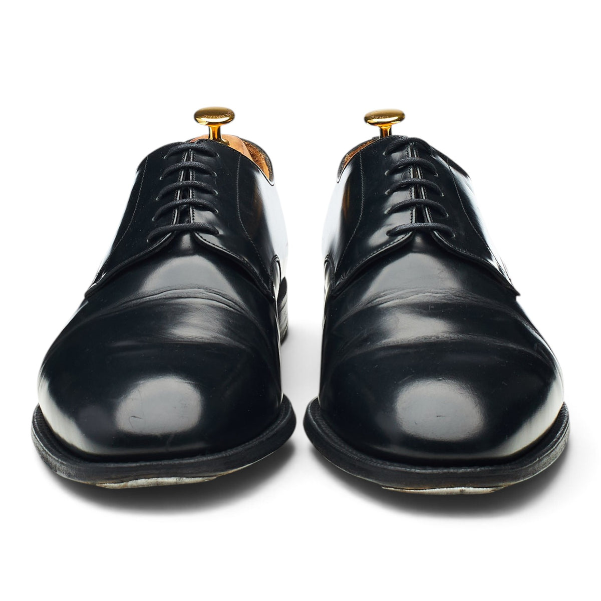 'Clyde' Black Leather Derby UK 13 G
