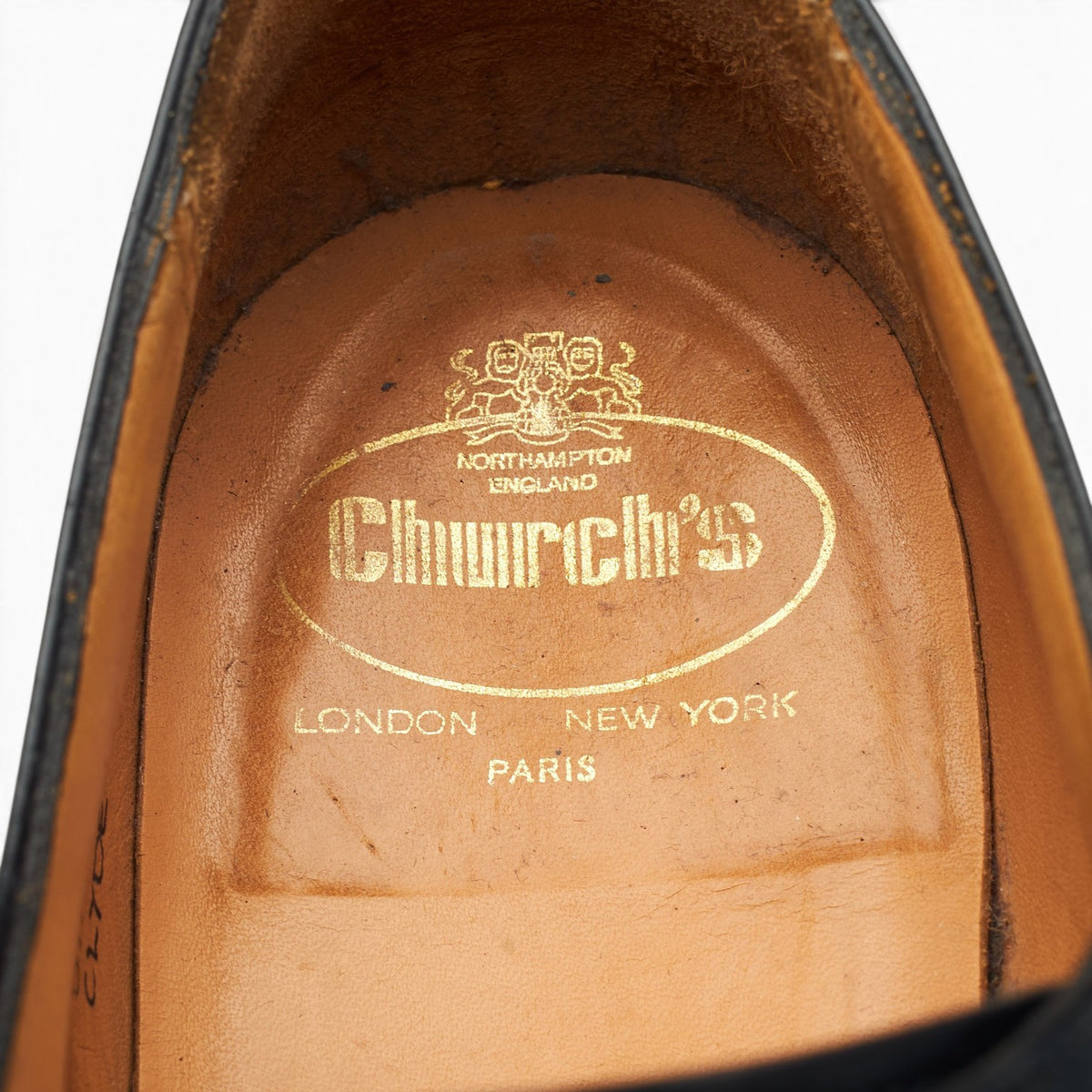 'Clyde' Black Leather Derby UK 13 G
