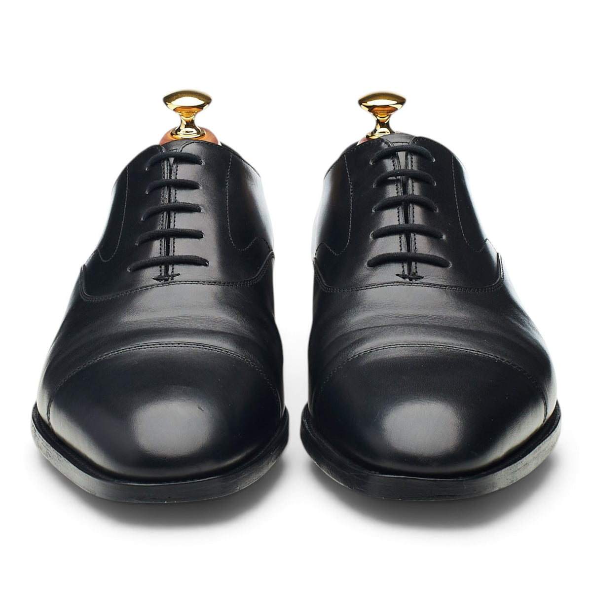 'Chelsea' Black Leather Oxford UK 9 F