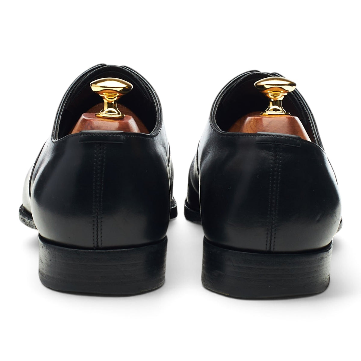 'Chelsea' Black Leather Oxford UK 9 F