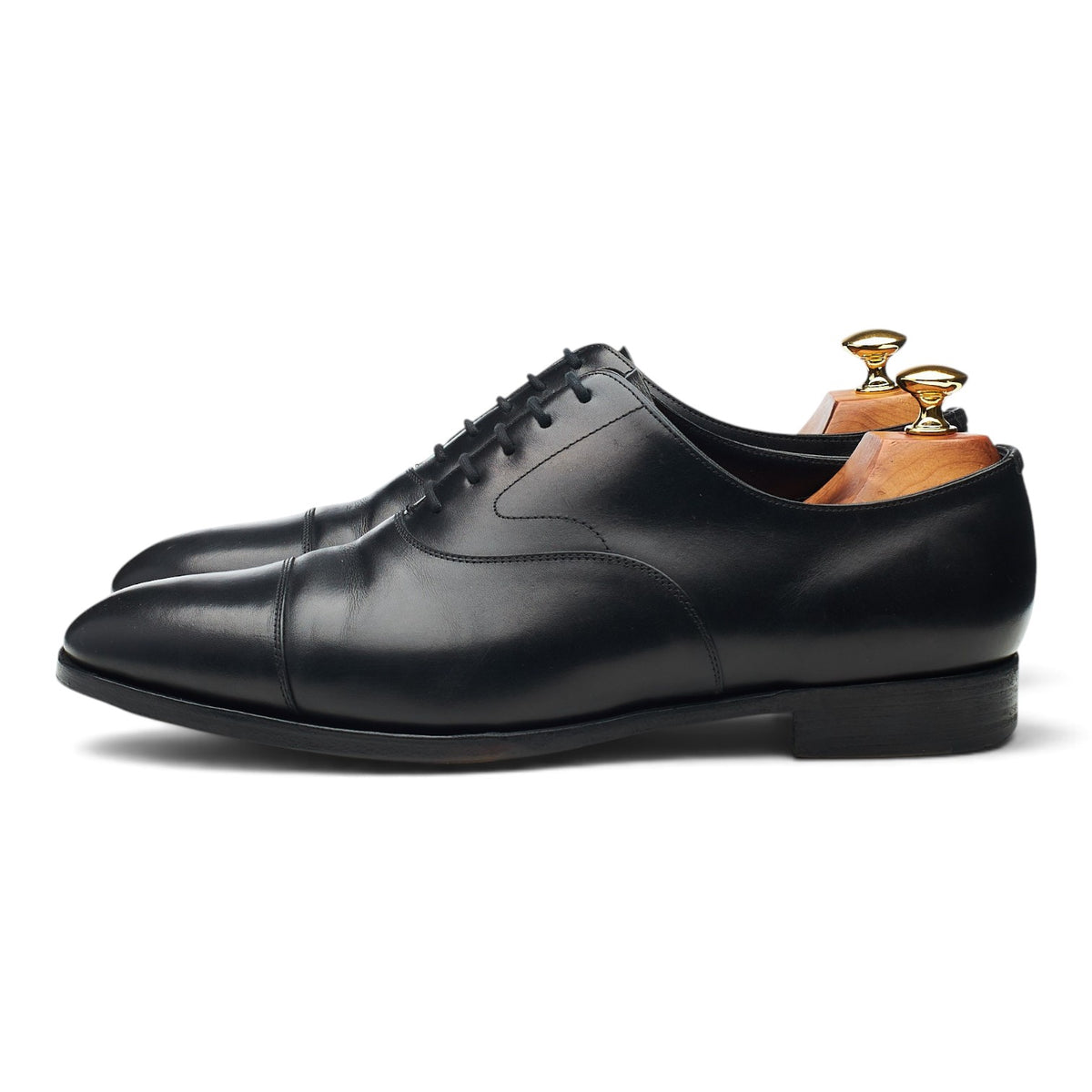 'Chelsea' Black Leather Oxford UK 9 F