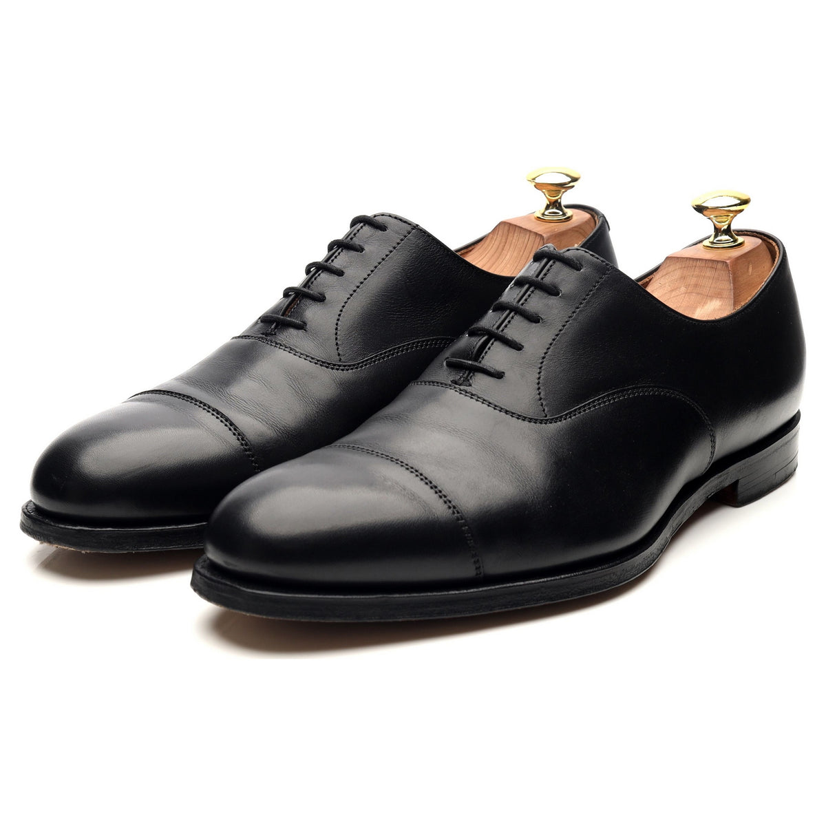 &#39;Dorset 2&#39; Black Leather Oxford UK 8 E