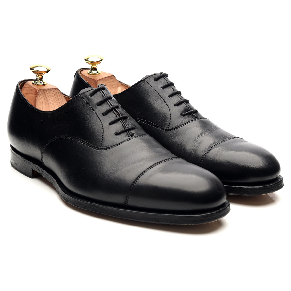 &#39;Dorset 2&#39; Black Leather Oxford UK 8 E