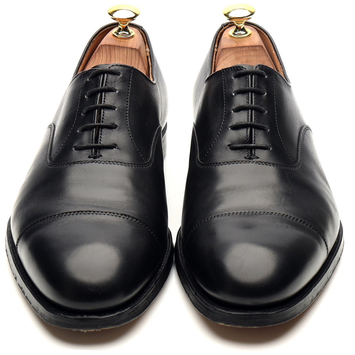 &#39;Dorset 2&#39; Black Leather Oxford UK 8 E