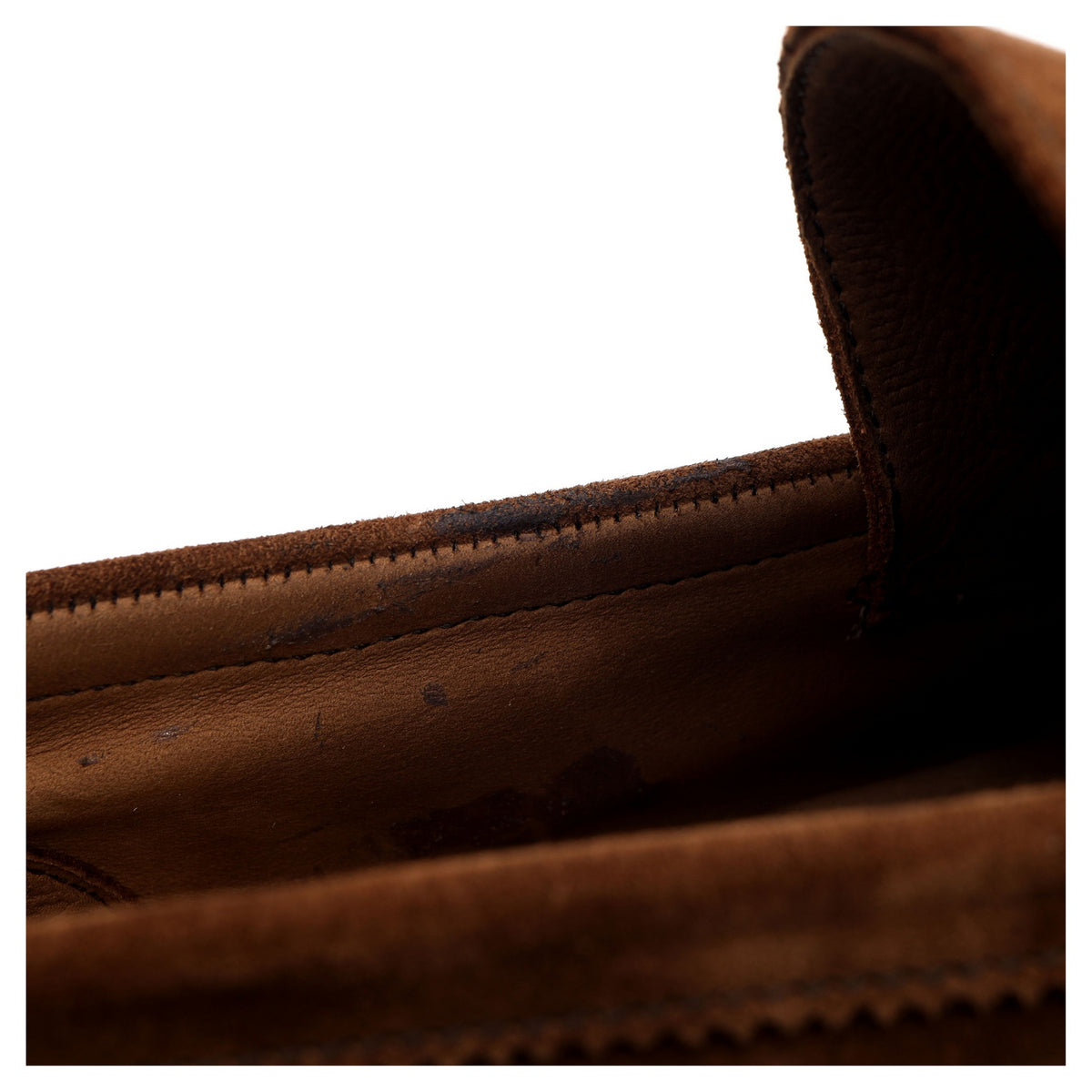 &#39;Adam&#39; Tan Brown Suede Loafers UK 10