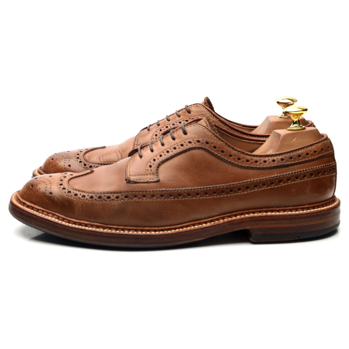 &#39;97870&#39; Brown Leather Derby Brogues UK 8 US 8.5 D