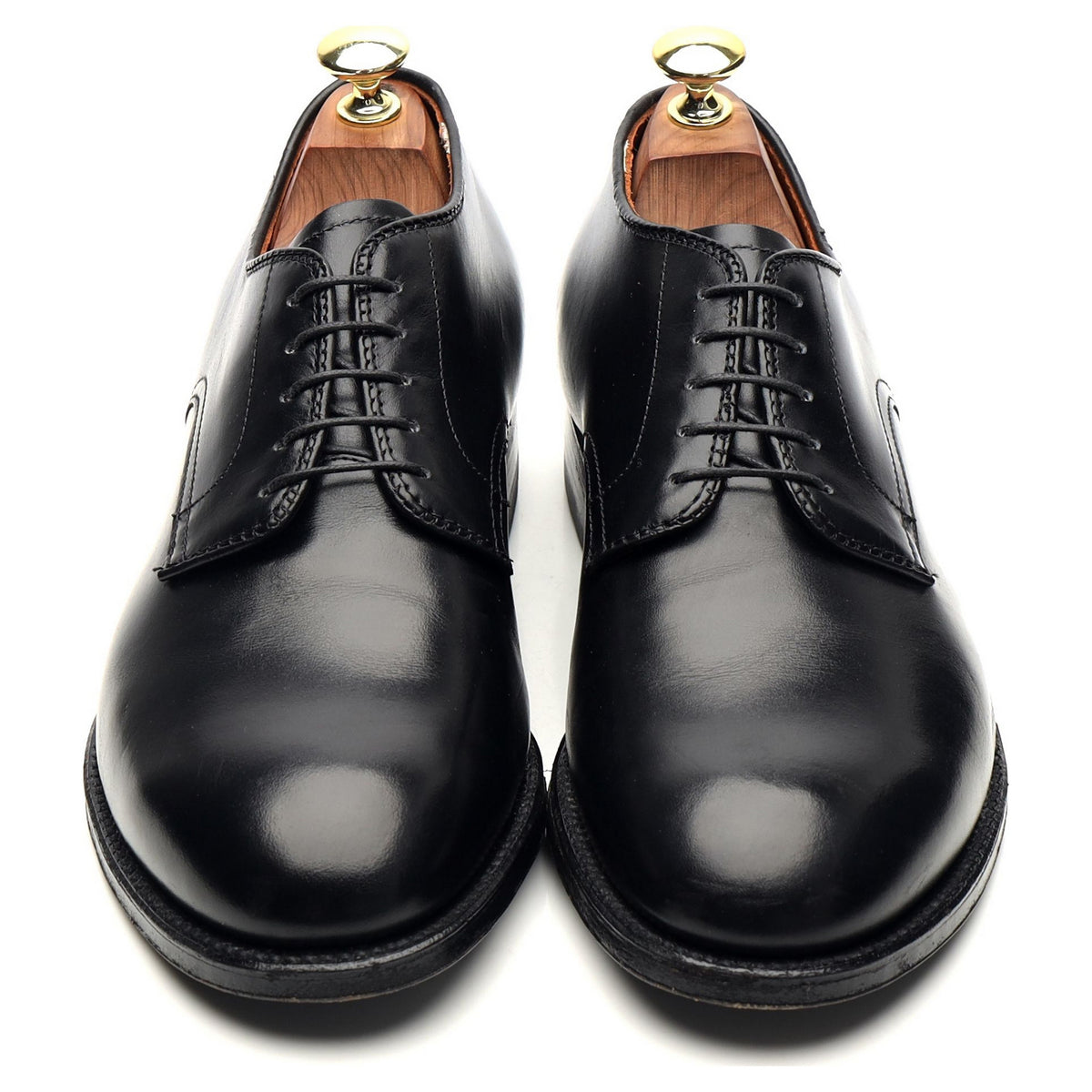 &#39;53517&#39; Black Leather Derby UK 7 US 7.5 D