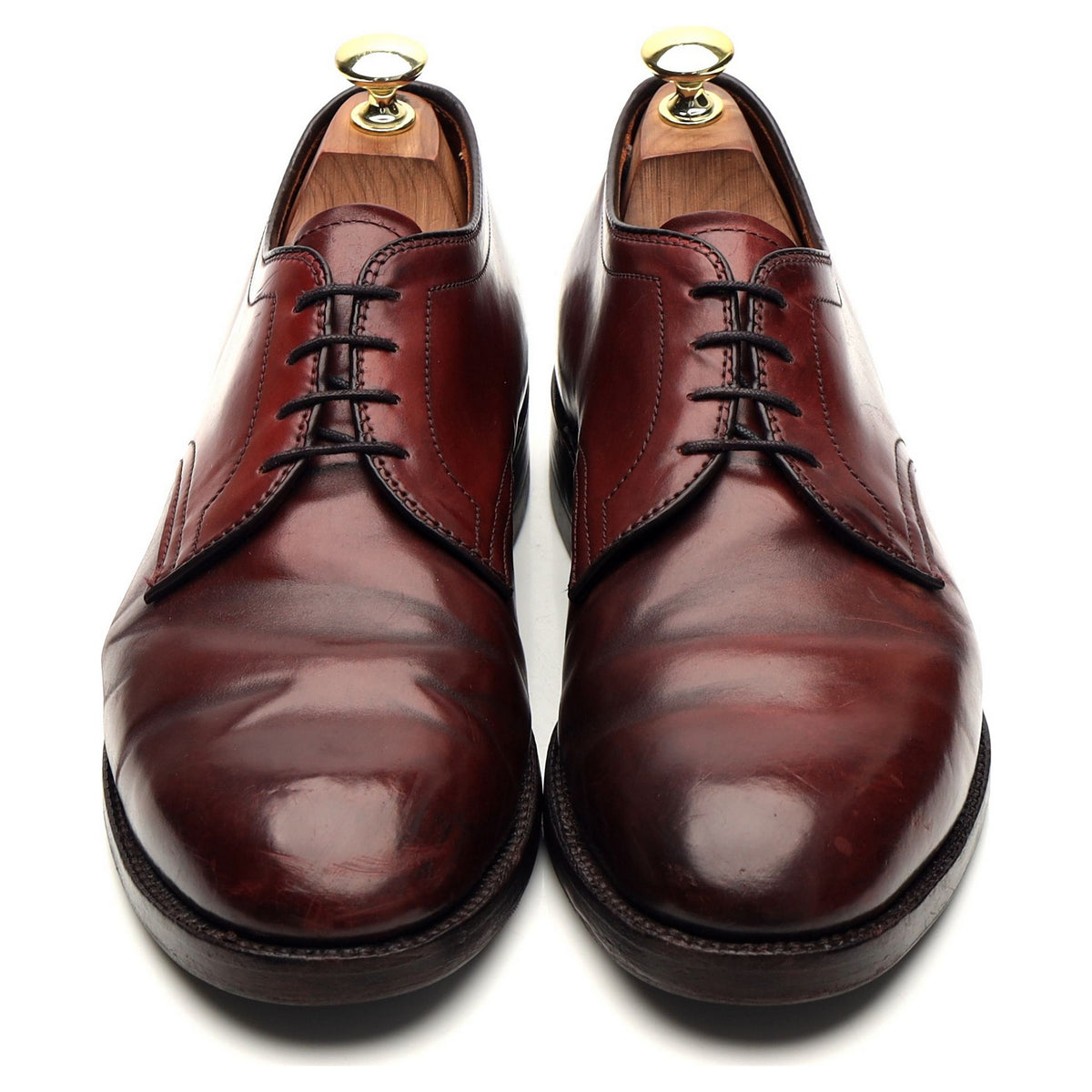 &#39;5938&#39; Burgundy Cordovan Leather Derby UK 7 US 8 C