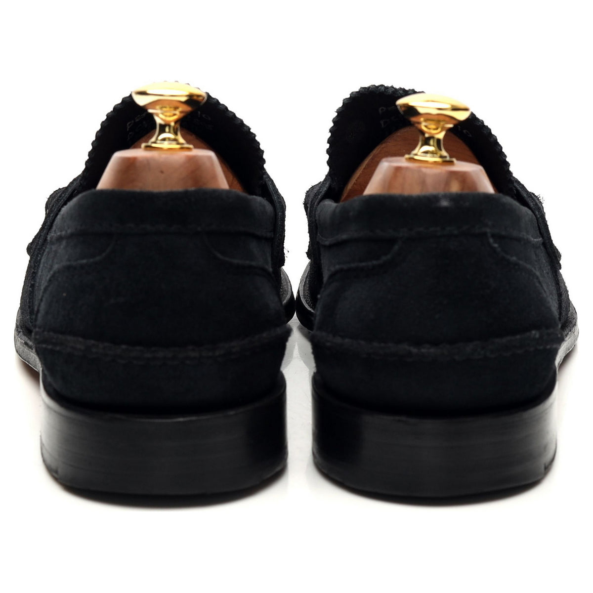 &#39;Pembrey&#39; Black Suede Loafers UK 10 F