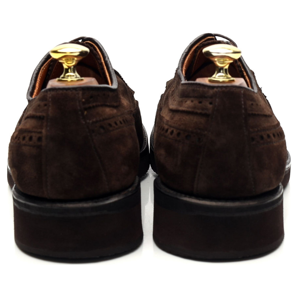 &#39;58802&#39; Dark Brown Suede Derby Brogues UK 7 US 7.5 D