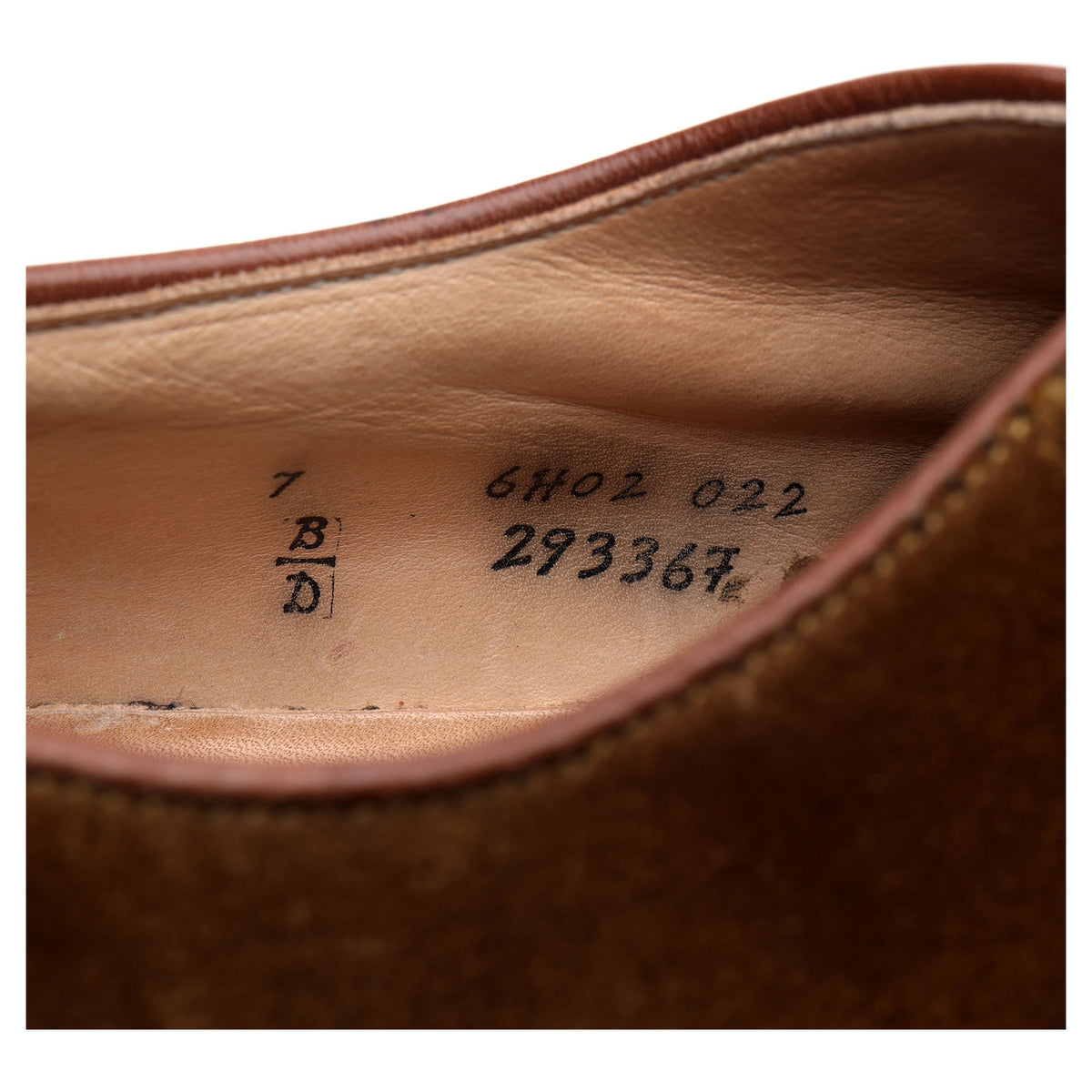 &#39;29336F&#39; Snuff Brown Suede Derby UK 6.5 US 7 D