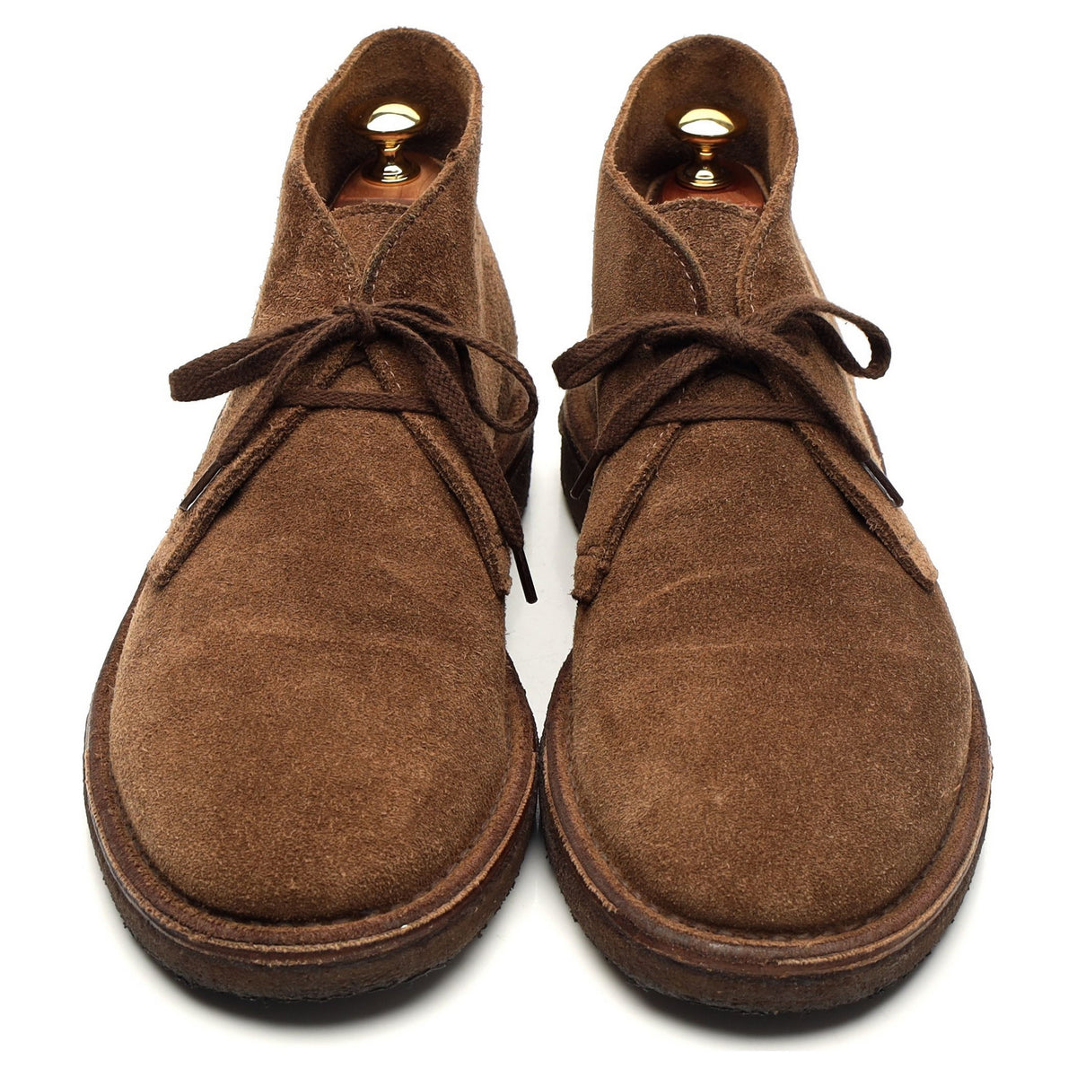 &#39;Clifford&#39; Brown Suede Chukka Boots UK 9.5