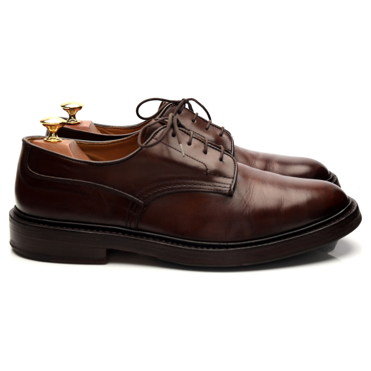 &#39;Woodstock&#39; Brown Leather Derby UK 9