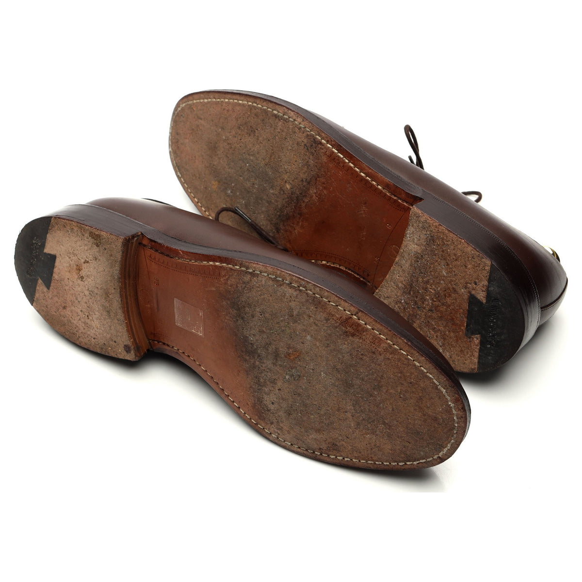 &#39;Chapel&#39; Dark Brown Leather Derby UK 9.5 G