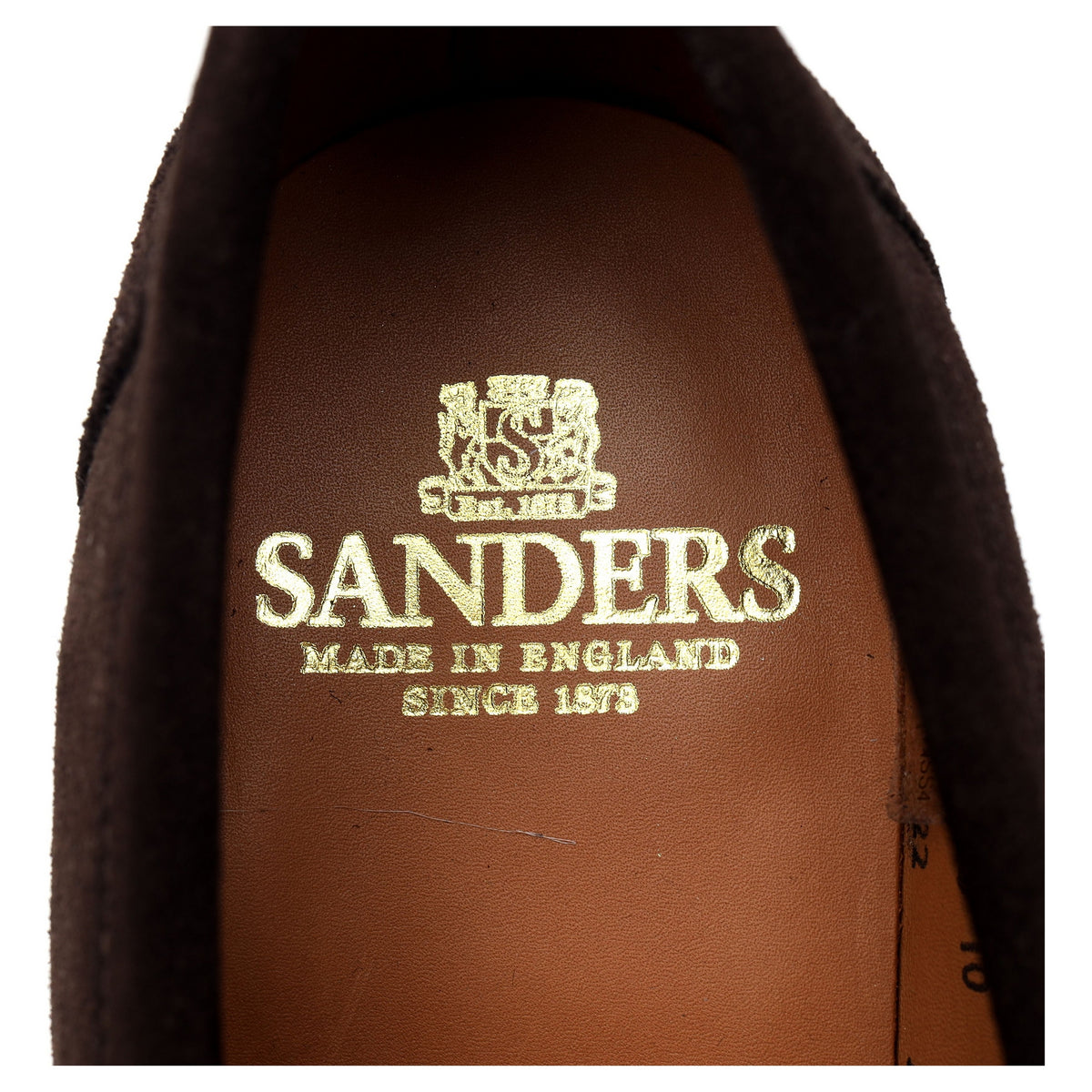 &#39;Aldwych&#39; Dark Brown Suede Loafers UK 10 F