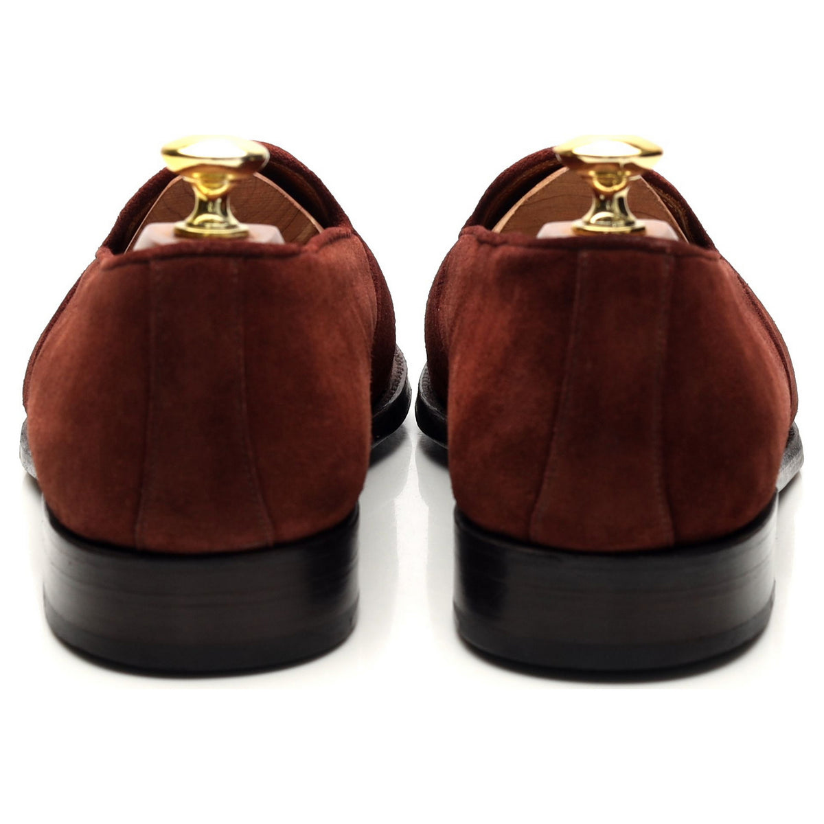 &#39;Madison&#39; Burgundy Suede Loafers UK 8.5 E