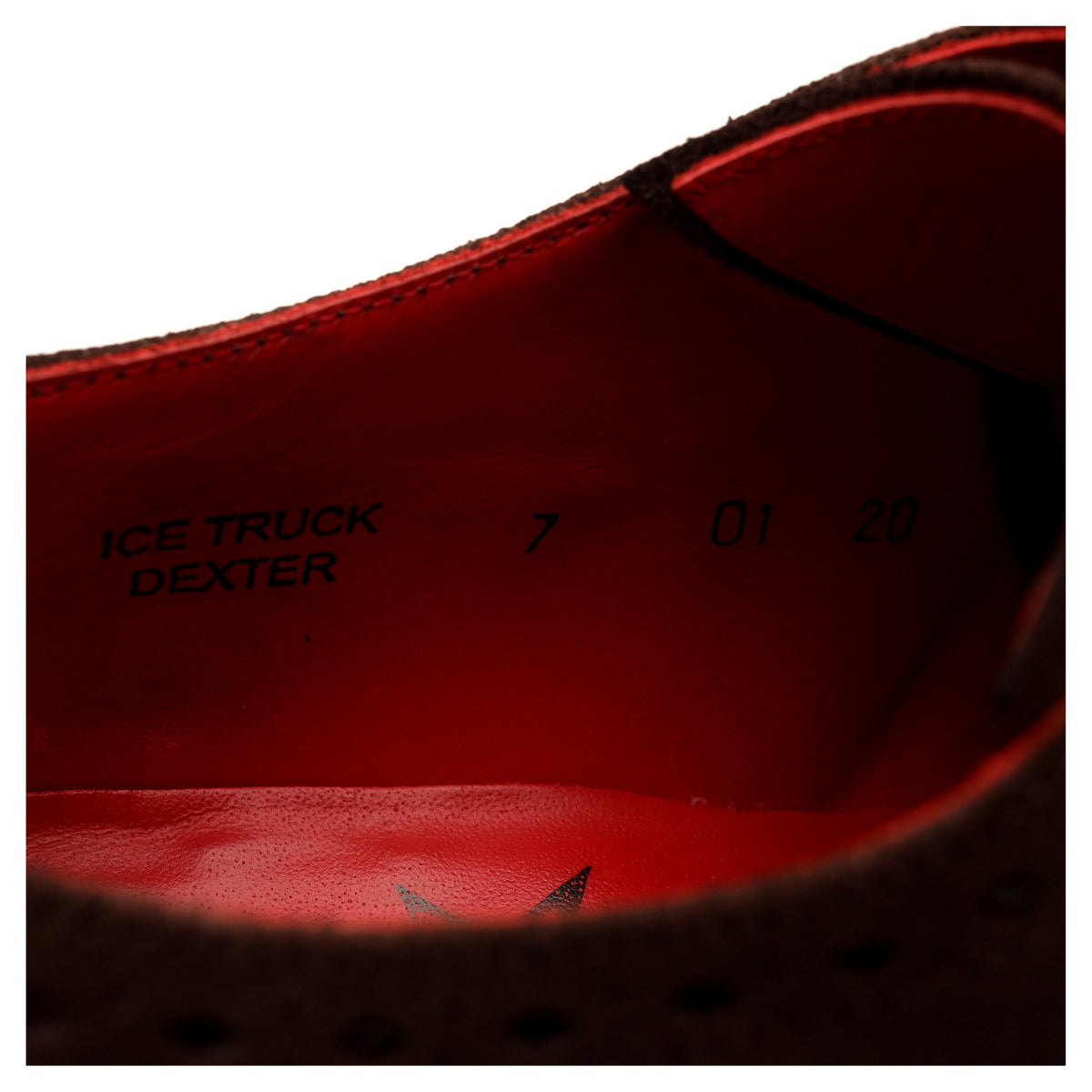 &#39;Ice Truck Dexter&#39; Brown Suede Derby UK 7