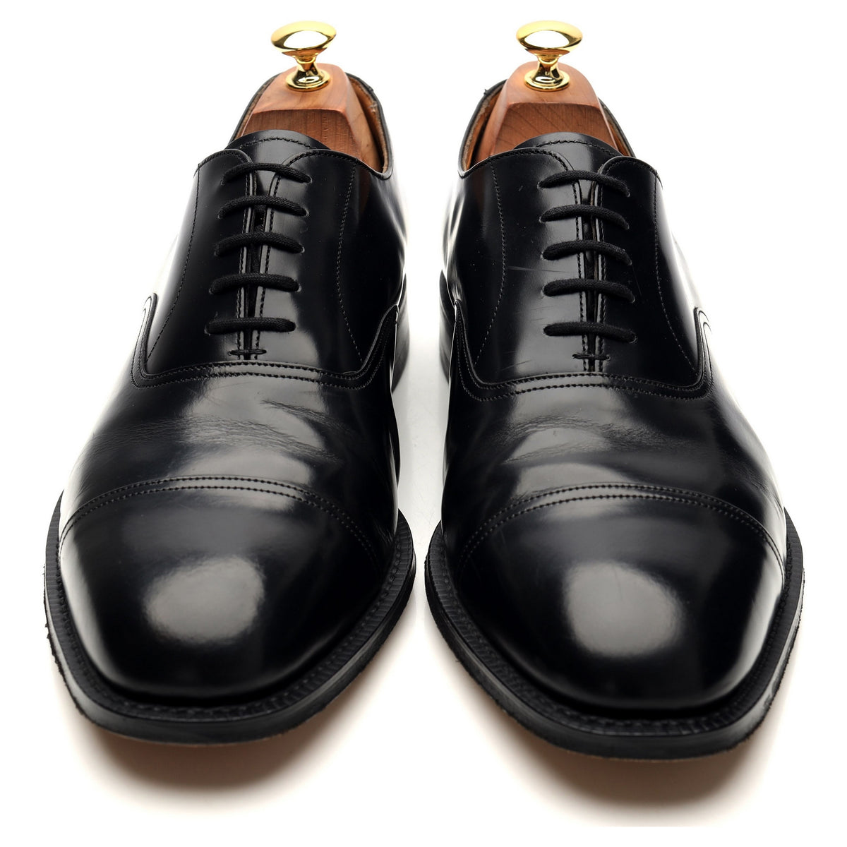 Black Leather Oxford UK 10 G