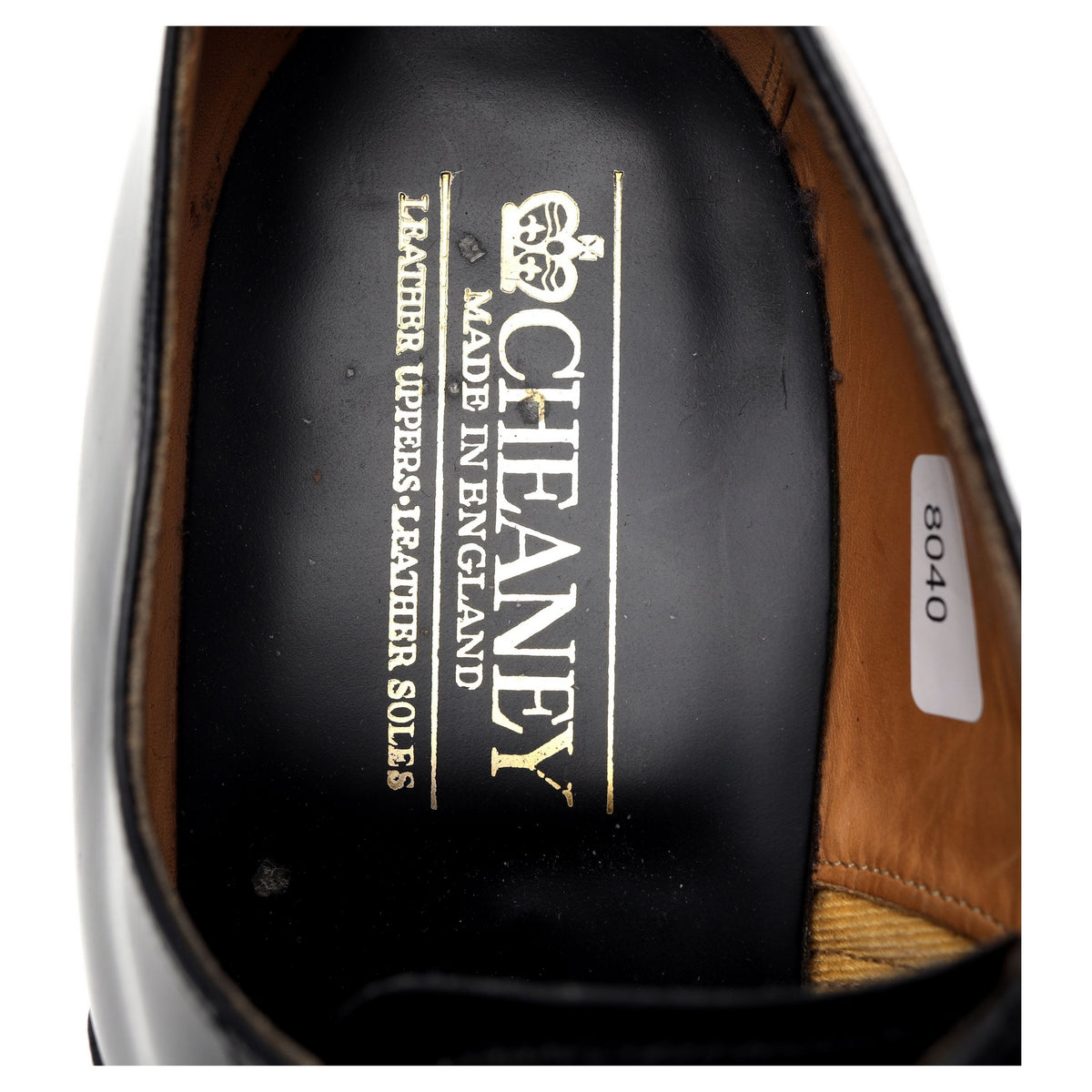 Black Leather Oxford UK 10 G