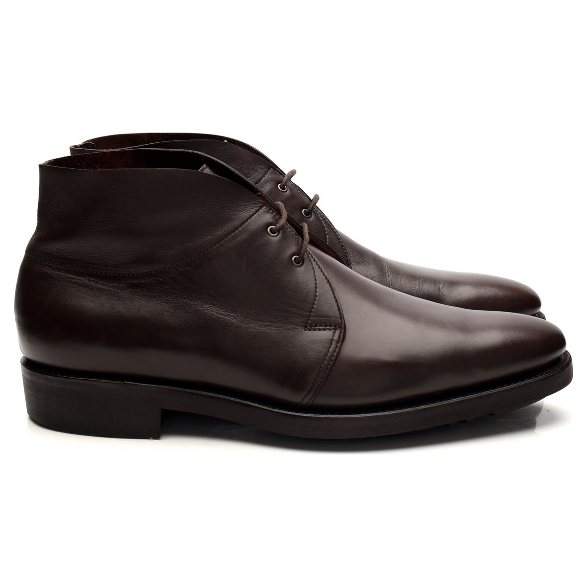 &#39;Romsey II&#39; Dark Brown Leather Boots UK 8 E