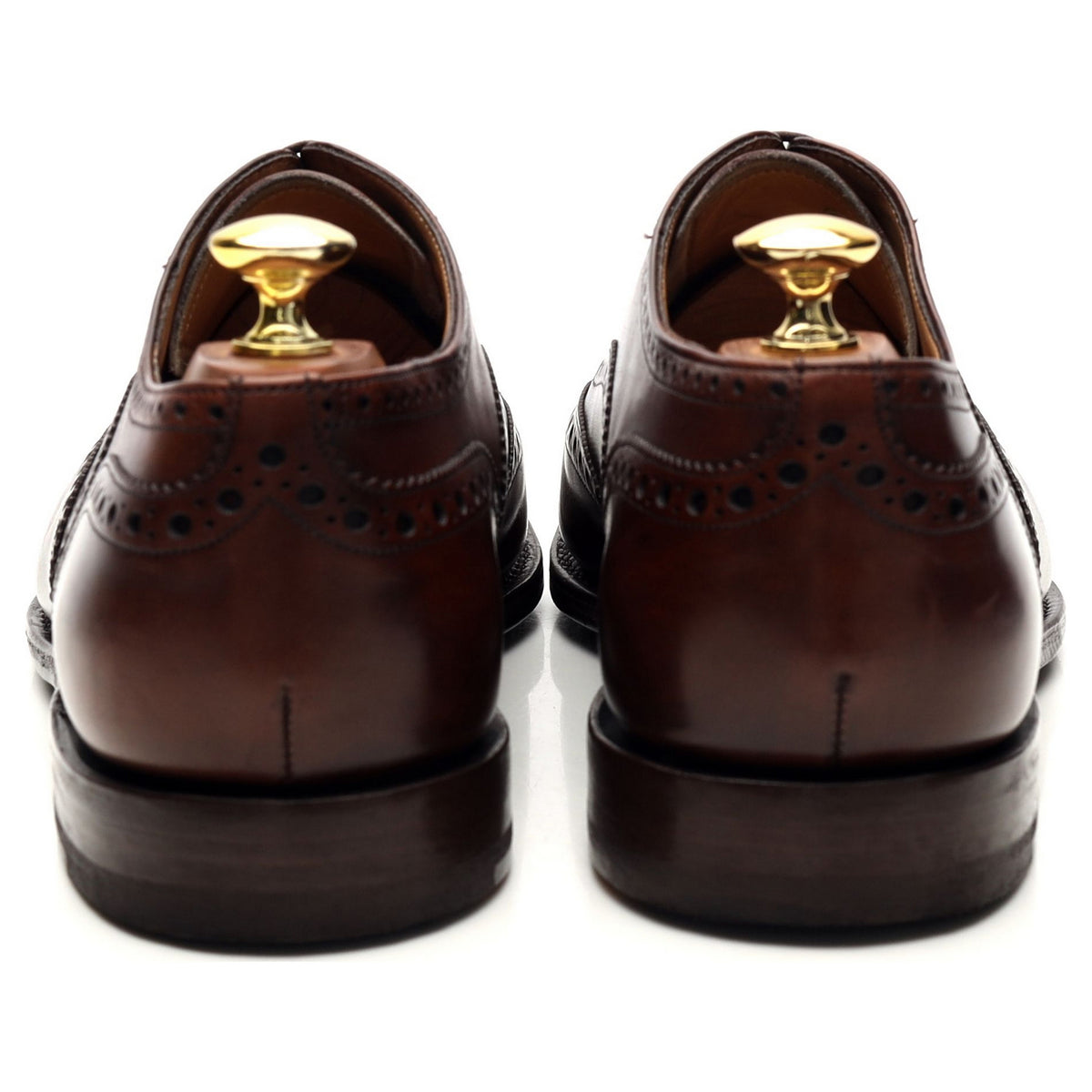 &#39;Tarvin&#39; Brown Leather Oxford Brogues UK 8.5 F