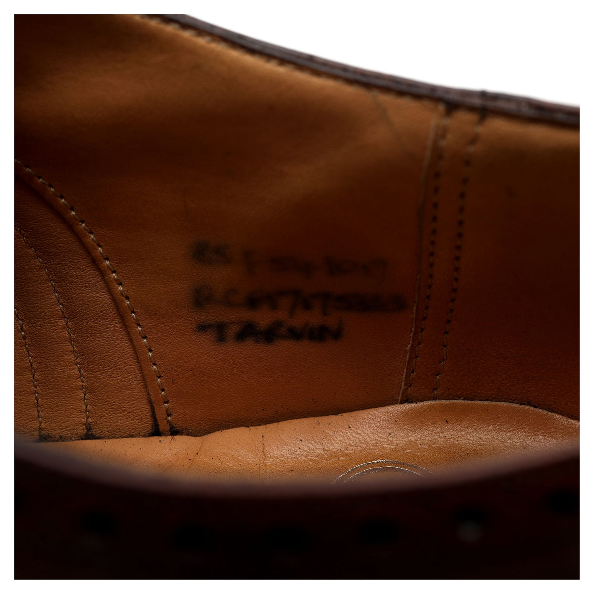 &#39;Tarvin&#39; Brown Leather Oxford Brogues UK 8.5 F