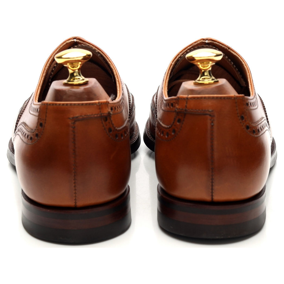 &#39;Westgate 2&#39; Tan Brown Leather Oxford Brogue UK 9 E