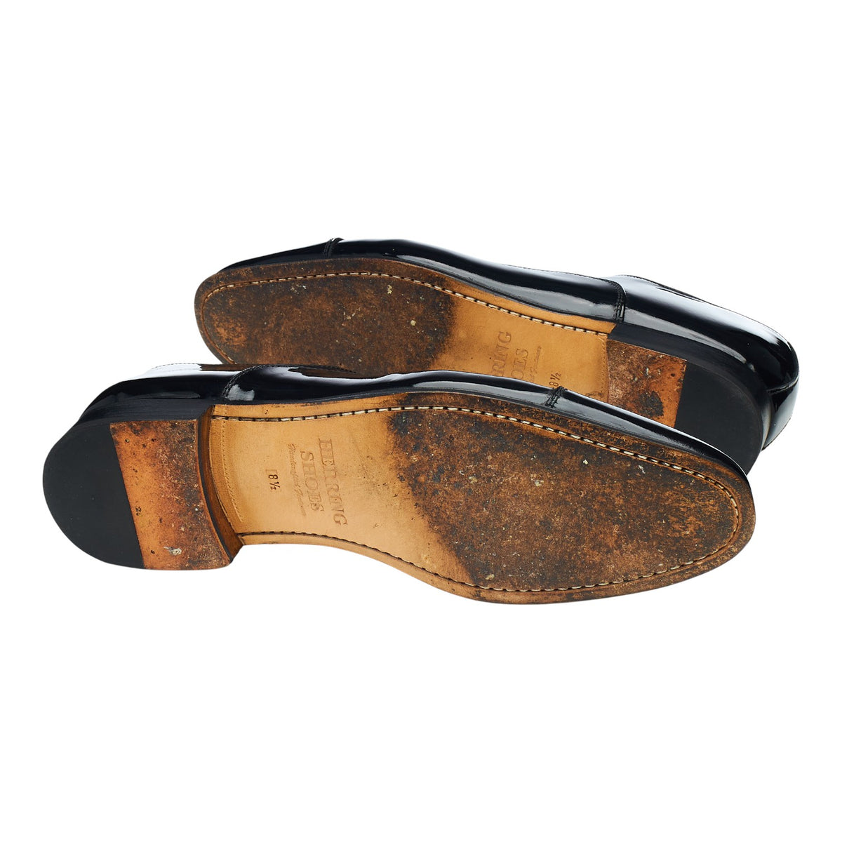 'Aston' Black Patent Leather Oxford UK 8.5