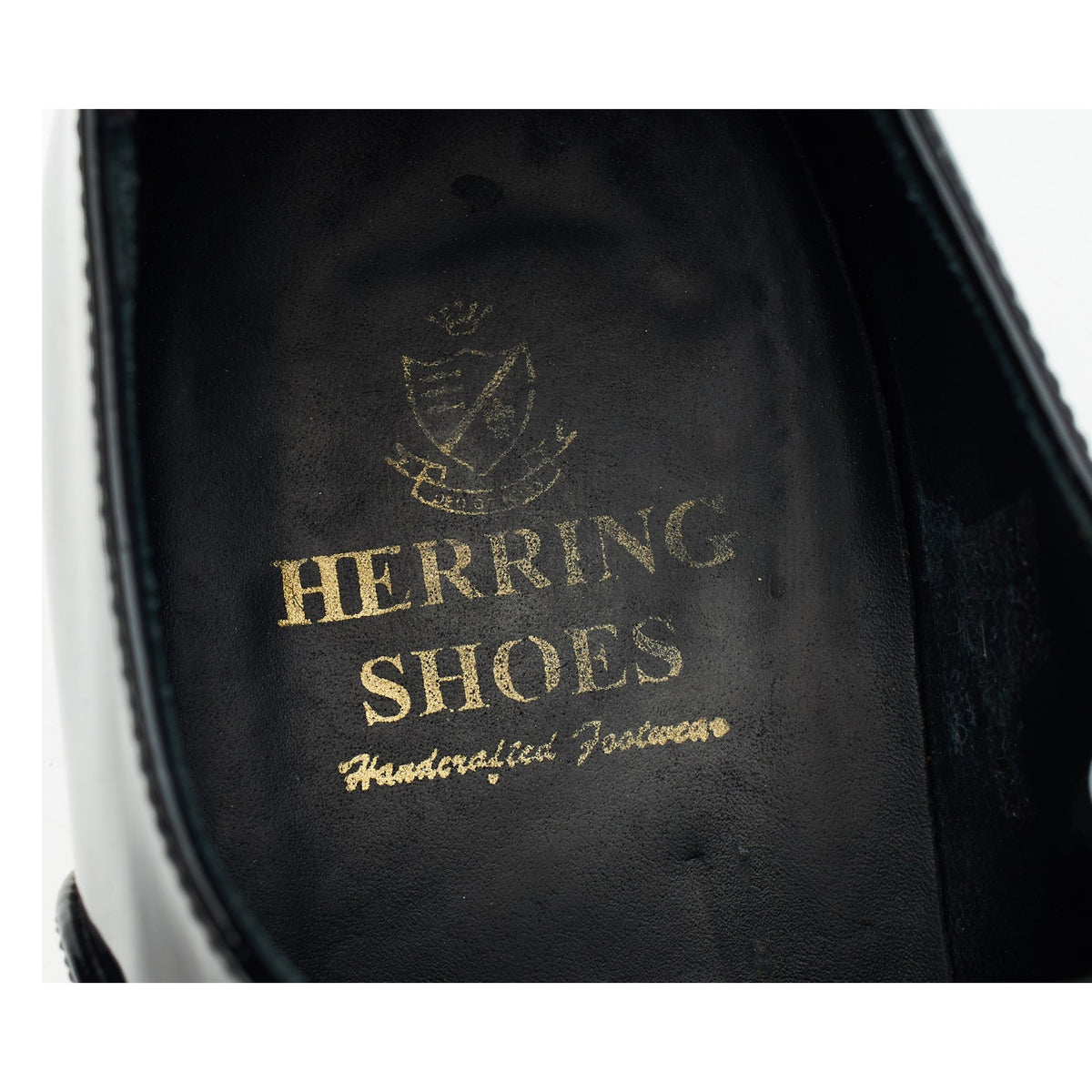 'Aston' Black Patent Leather Oxford UK 8.5