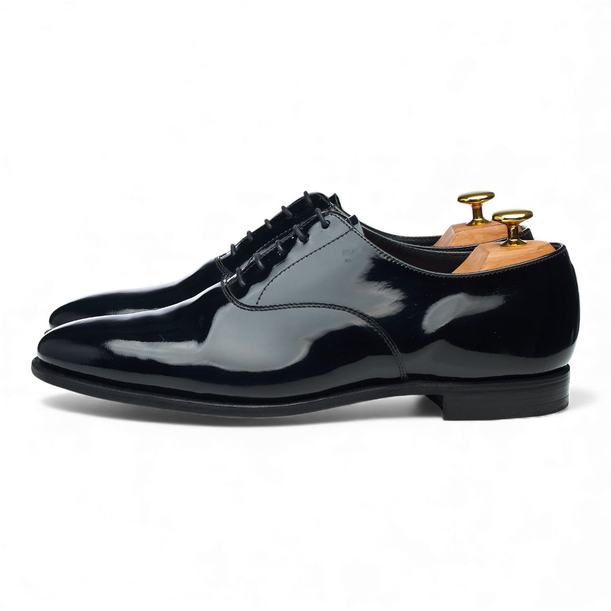 'Overton' Black Patent Leather Oxford UK 8 E