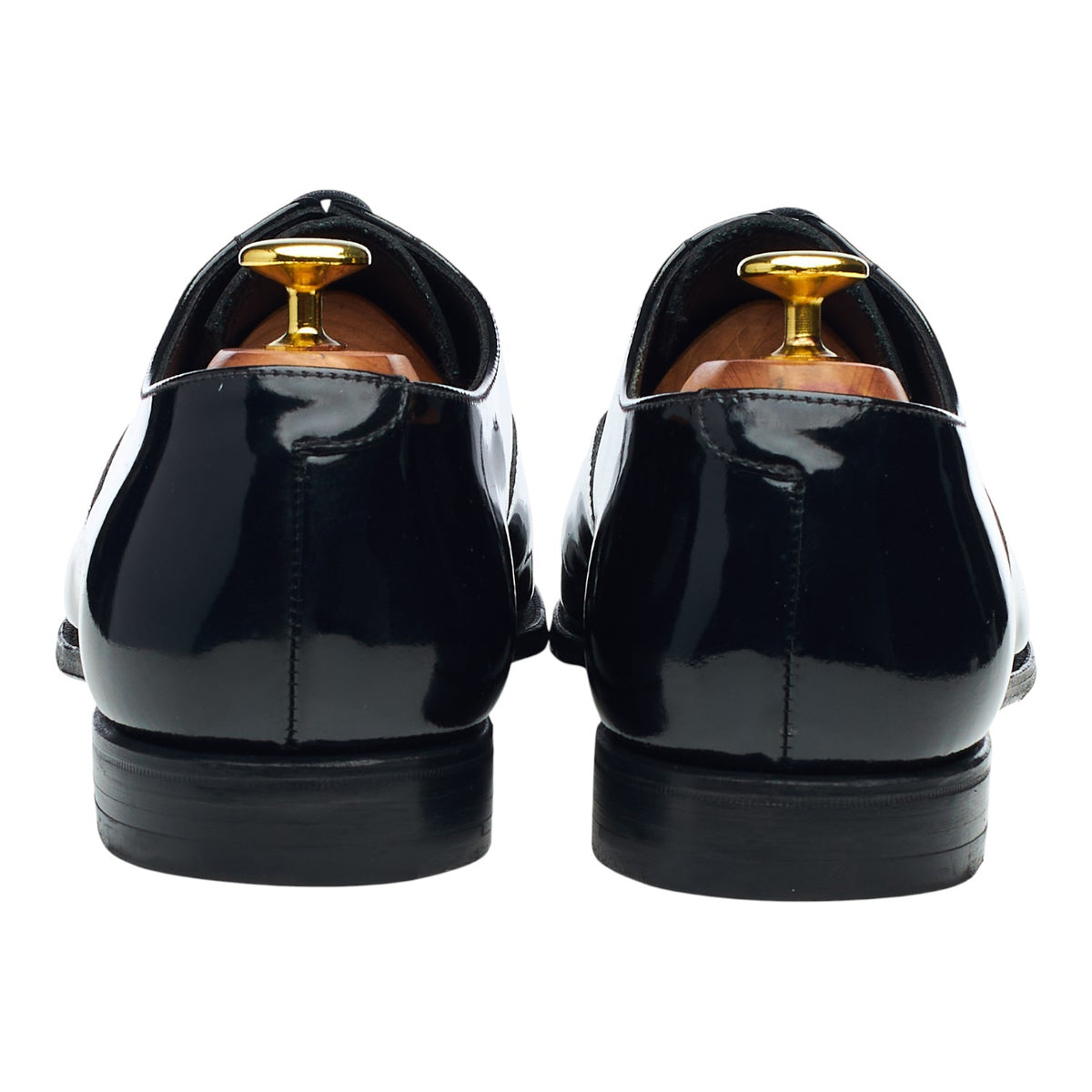 'Overton' Black Patent Leather Oxford UK 8 E