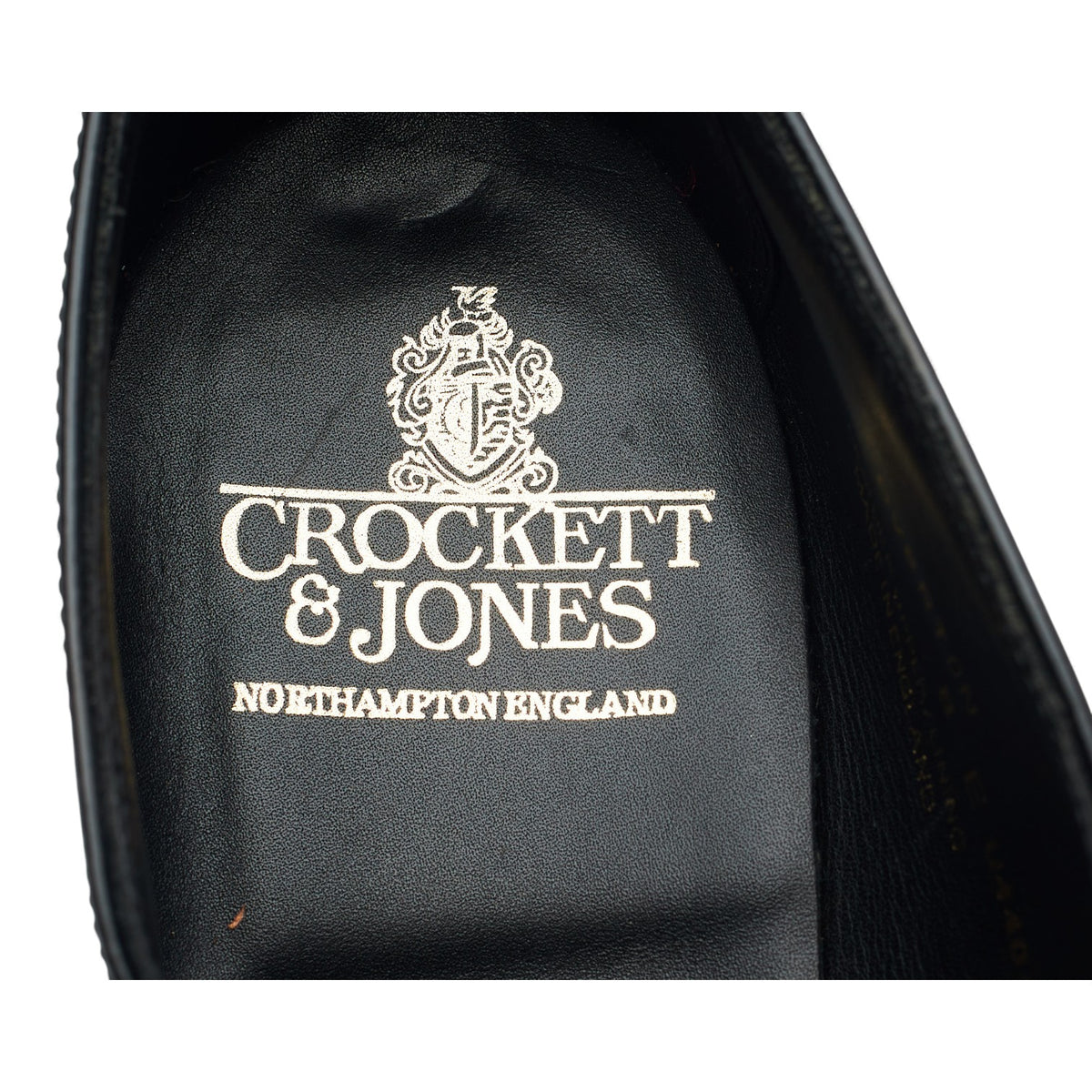 'Overton' Black Patent Leather Oxford UK 8 E