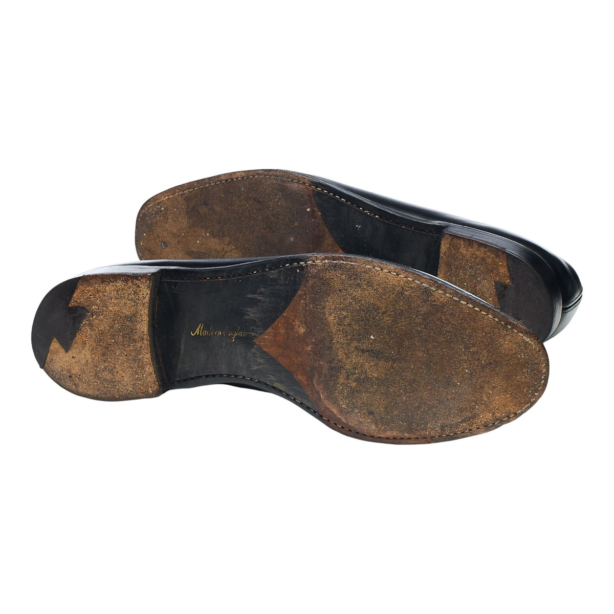 'Ebury' Black Leather Loafers UK 9 F