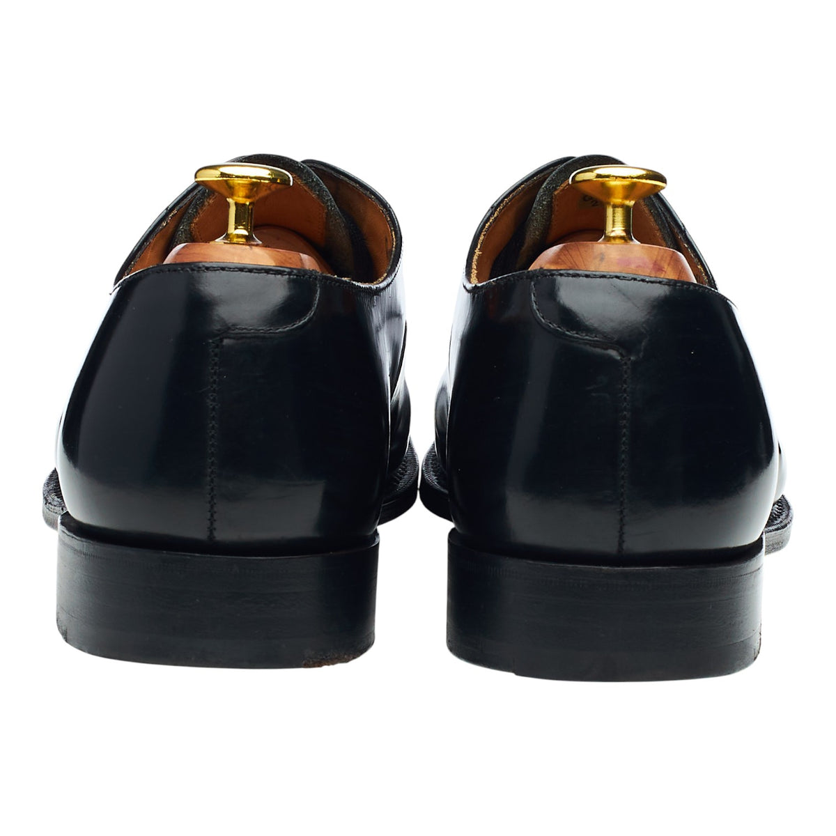 'Hong Kong' Black Leather Oxford UK 8 F