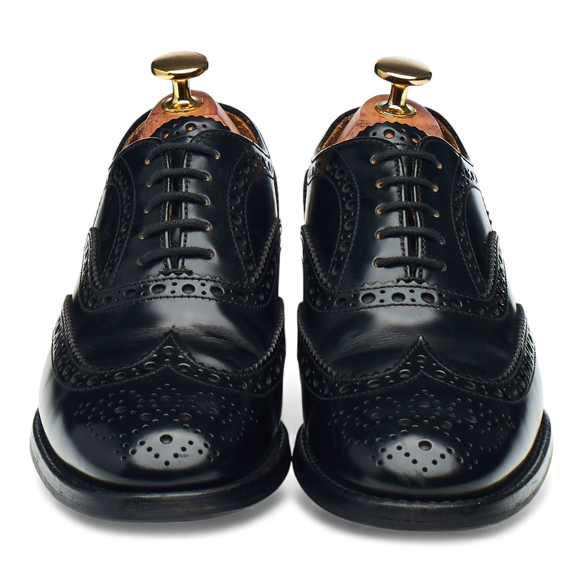 Women's 'Burwood' Black Leather Oxford Brogues UK 3 EU 36