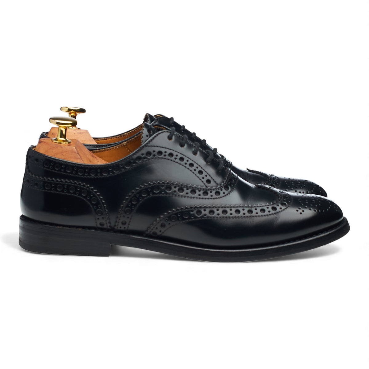 Women's 'Burwood' Black Leather Oxford Brogues UK 3 EU 36