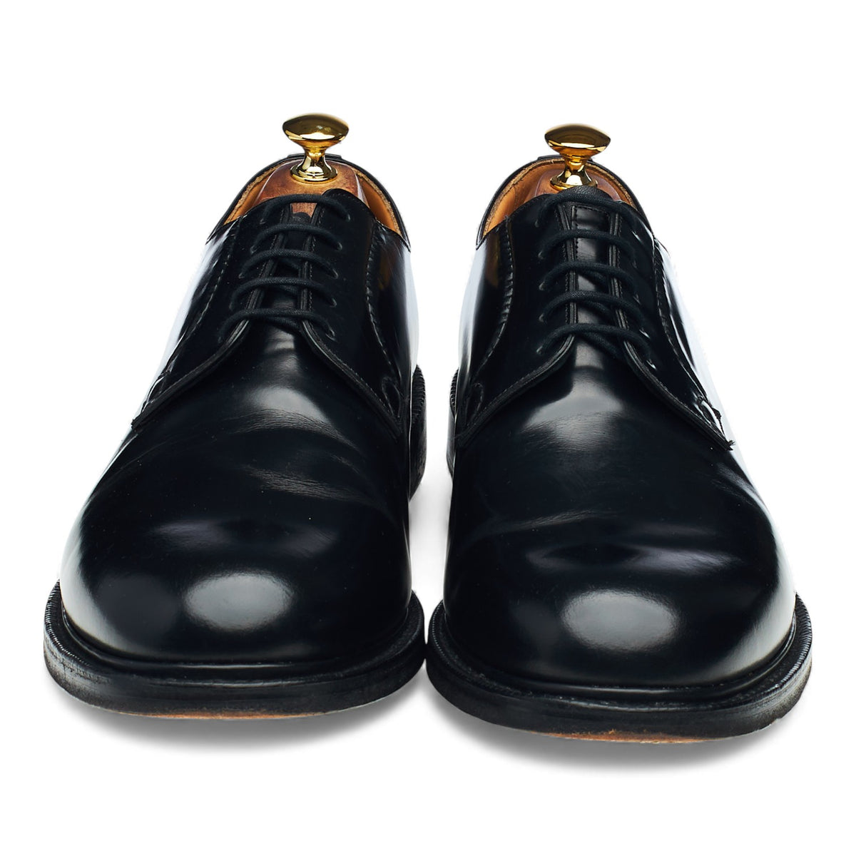 'Shannon' Black Leather Derby UK 11 G